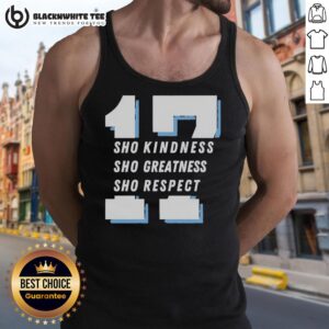 Good Shohei Ohtani tank top celebrating kindness and greatness, featuring Los Angeles Dodgers colors and design.