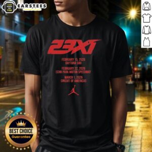 Good 23Xi Racing Nascar Tour 2026 T-Shirt featuring vibrant graphics and a comfortable fit for racing fans.