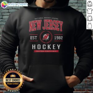 Original New Jersey Devils Hockey Legacy Crest Hoodie showcasing team logo and stylish design for fans.