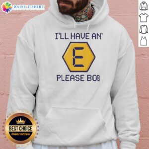 Retro gameshow hoodie featuring 'Good Ill Have An E Please Bob' design, perfect for vintage gaming enthusiasts.