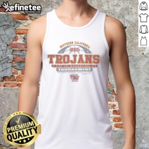 Premium USC Trojans Gildan 2003 tank top featuring vibrant team colors and logo, perfect for fans and casual wear.