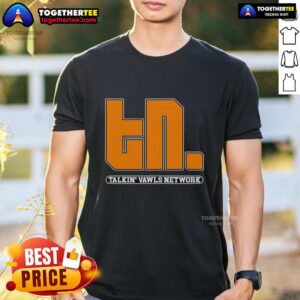 Good Talkin' Vawls Network T-Shirt featuring vibrant colors and a bold logo, perfect for fans and casual wear.