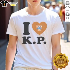 Alt Text: Pretty heart-shaped I Love Karlyn Pickens 23 Tennessee Lady Volunteers Softball T-shirt design.