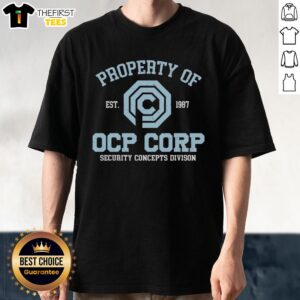 Official Omni Consumer Products Robocop T-Shirt, Property of OCP Corp Security Concepts Division, Est 1987 design.