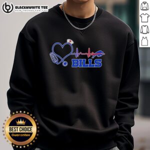 Cozy Good Buffalo Bills NFL sweatshirt for football lovers, perfect for nurses and fans to show team spirit.