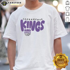 Awesome Sacramento Kings Bubble T-Shirt featuring vibrant team graphics, perfect for fans showcasing their team spirit.