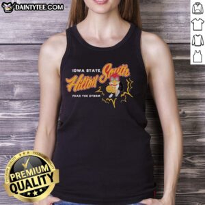 Cute Iowa State Hilton South tank top design featuring vibrant colors and stylish graphics for fans.