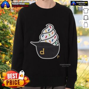 Original Pittsburgh Pirates ice cream sweatshirt featuring team logo and vibrant colors, perfect for fans and cozy wear.