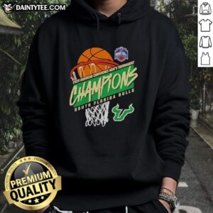 Nice South Florida men's basketball 2026 American Conference Tournament champions hoodie in vibrant colors.