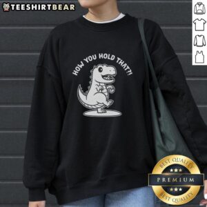 Top T-Rex dinosaur sweatshirt design featuring a playful T-Rex graphic, ideal for dino lovers and casual wear.