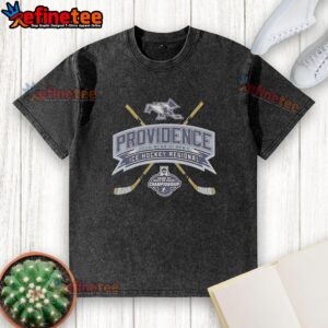 Alt Text: Original Providence College Friars 2026 NCAA Division I Men's Ice Hockey Regional washed t-shirt in navy blue.
