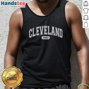 Official Cleveland Ohio area code tank top featuring bold design and comfortable fit, perfect for summer wear.