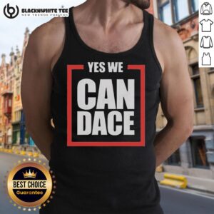 Awesome Candace Owens 'Yes We Candace' tank top featuring a bold graphic design, perfect for fans of conservative apparel.