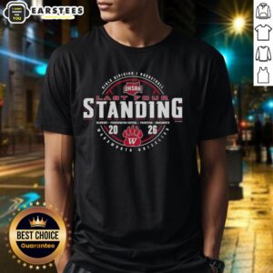 Alt Text: Awesome Wadsworth Grizzlies 2026 OHSAA Girls Basketball Division 1 Last Four Standing T-Shirt design featuring team colors.