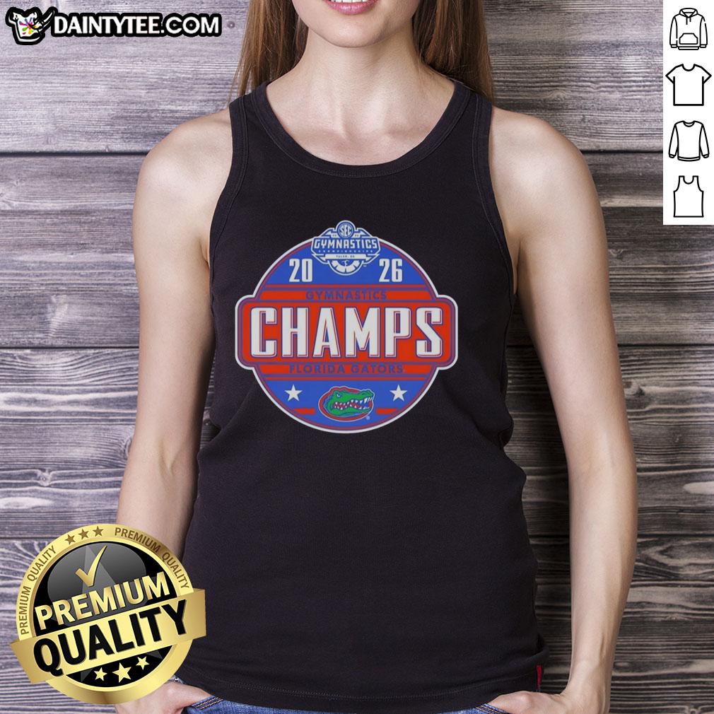 good-florida-gators-2025-sec-womens-gymnastics-champions-tank-top Good Florida Gators 2025 SEC Women's Gymnastics Champions tank top in vibrant colors, perfect for proud fans.