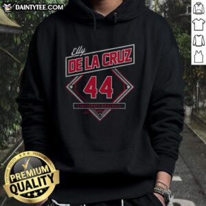 Alt Text: Awesome Elly De La Cruz Classic Diamond Hoodie featuring a stylish design and comfortable fit, perfect for fans.