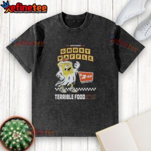 Premium Ghost Waffle Terrible Food T-Shirt - Image 2