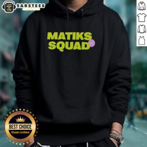 Good Matiks Squad Hoodie in stylish design, perfect for casual wear and showcasing team spirit.