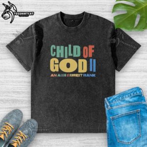 Original Child of God in Labour by Forrest Frank washed t-shirt, featuring vibrant design and comfortable fit for everyday wear.