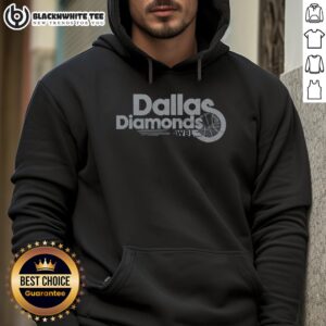 Stylish Top Dallas Diamonds hoodie featuring the iconic logo, perfect for fans and fashion enthusiasts alike.