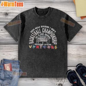 Original NCAA Division Basketball Championship March Madness 2026 1st 2nd Rounds Oklahoma City T-Shirt - Image 2