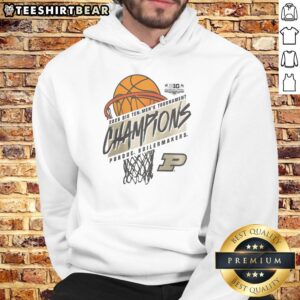 Alt Text: Purdue Boilermakers 2026 Big Ten Men's Basketball Tournament Champions hoodie featuring team colors and logo.