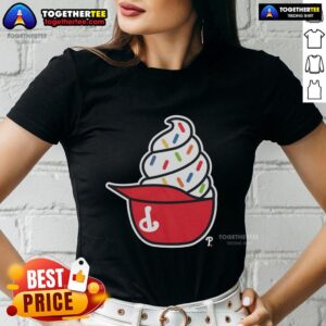 Original Philadelphia Phillies Ice Cream Ladies Tee featuring vibrant team colors and a stylish design for fans.