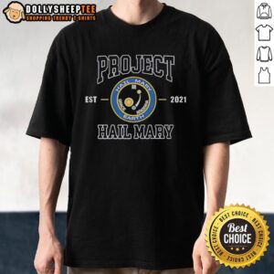 Official Project Hail Mary Earth Est 2021 T-Shirt featuring a bold design and vibrant colors for sci-fi fans.