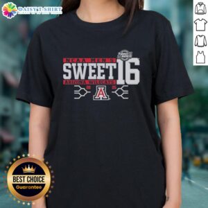 Hot Arizona Wildcats 2025 Sweet 16 Bound ladies tee showcasing team spirit and style for fans.