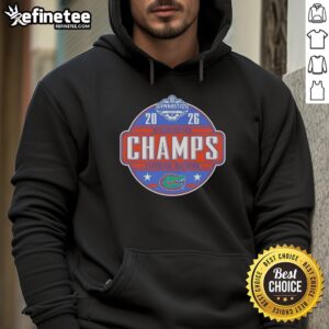 Alt Text: Original Florida Gators 2025 SEC Women's Gymnastics Champions hoodie, showcasing team pride and championship spirit.
