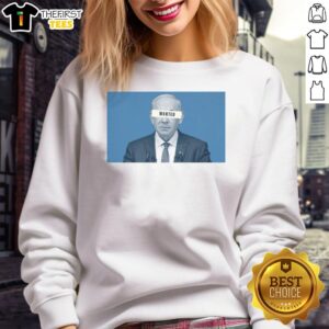 Hot Benjamin Netanyahu Wanted Sweatshirt featuring bold graphics and vibrant colors, perfect for political statement wear.