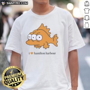Good I Love Hamilton Harbour T-Shirt featuring a vibrant design celebrating Hamilton Harbour's beauty.