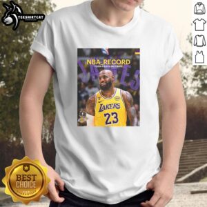 Premium King James t-shirt featuring LeBron James, celebrating his record of 15,838 field goals made in NBA history.