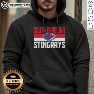 Nice South Carolina Stingrays logo hoodie featuring vibrant colors and a stylish design for fans and casual wear.