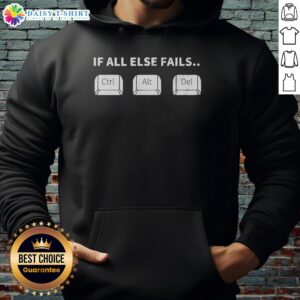 Cozy Ctrl-Alt-Delete hoodie featuring a stylish design, perfect for tech enthusiasts and casual wear.