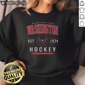 Good Washington Capitals Hockey Legacy Crest Sweatshirt featuring team logo and vibrant colors for fans.