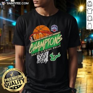 Nice South Florida Men's Basketball 2026 American Conference Tournament Champions T-Shirt featuring team colors and logo.