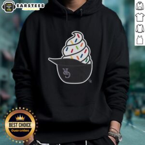Official Colorado Rockies Ice Cream Hoodie featuring team colors and logo, perfect for fans and casual wear.