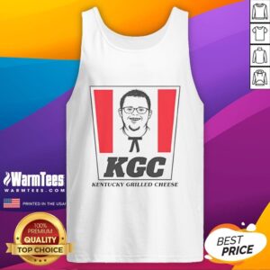 Premium KGC Kentucky Grilled Cheese tank top featuring a Down Syndrome awareness design, perfect for casual wear.