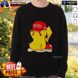 Awesome Maga Pikachu sweatshirt featuring a vibrant Pikachu graphic, perfect for Pokmon fans and stylish casual wear.