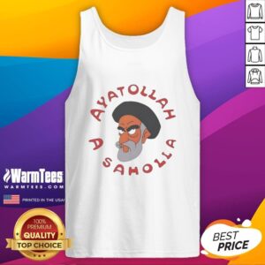 Top Simpsons Ayatollah A Saholia tank top featuring vibrant cartoon graphics and a stylish design for fans.