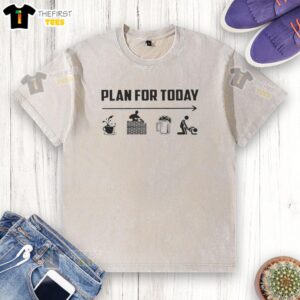 Original Plan For Today Coffee Building Drinking Beer And Fcking Sex T-Shirt - Image 6