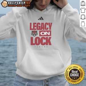 Premium Adm Tigers Legacy On Lock Buzzer Beater Hoodie in vibrant colors, perfect for sports fans and trendy wear.