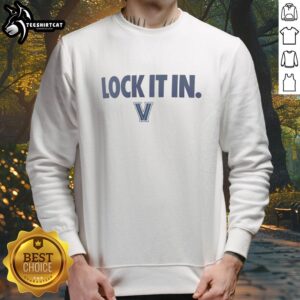 Alt Text: Original Villanova Wildcats 2026 Lock It In Sweatshirt featuring bold logo and comfortable fit for fans.