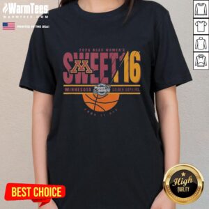 Good Minnesota Golden Gophers NCAA Women's Sweet 16 2026 tee, perfect for March Madness fans supporting their team.