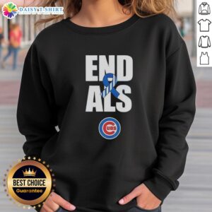 Top Cubs ALS Awareness 2026 logo sweatshirt featuring vibrant design to support ALS research and community.