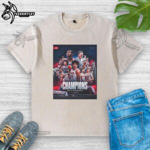 Alt Text: Top Arizona Wildcats Big 12 Tournament 2026 poster on a washed t-shirt showcasing team pride and vibrant colors.