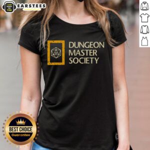 Alt Text: Nice Dungeon Master Society Ladies Tee featuring a stylish design for female tabletop gamers.