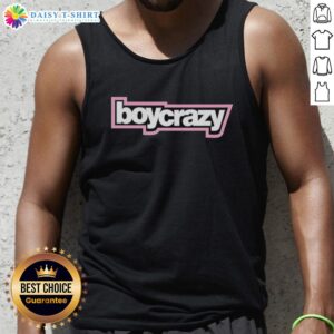 Good Boy Crazy Tank Top featuring a playful dog graphic, perfect for casual wear and dog lovers.