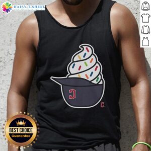 Pretty Cleveland Guardians ice cream tank top featuring vibrant colors and a stylish design for summer outings.
